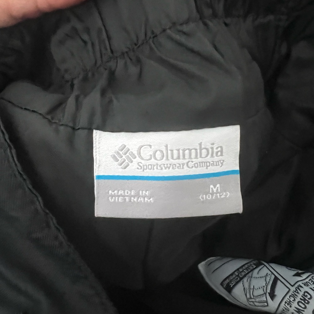 Columbia Black Kids Adventure Ride One Piece Snow Bib - Picture 4 of 4